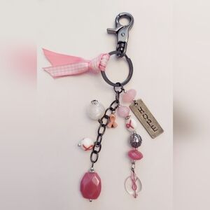 MICHE | Pink Hope Purse Charm Key Ring - Retired/Rare! Breast Cancer Awareness.